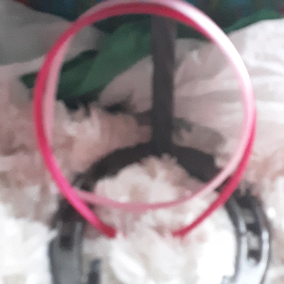 Satin handbag and matching headband lot - Picture 4 of 8